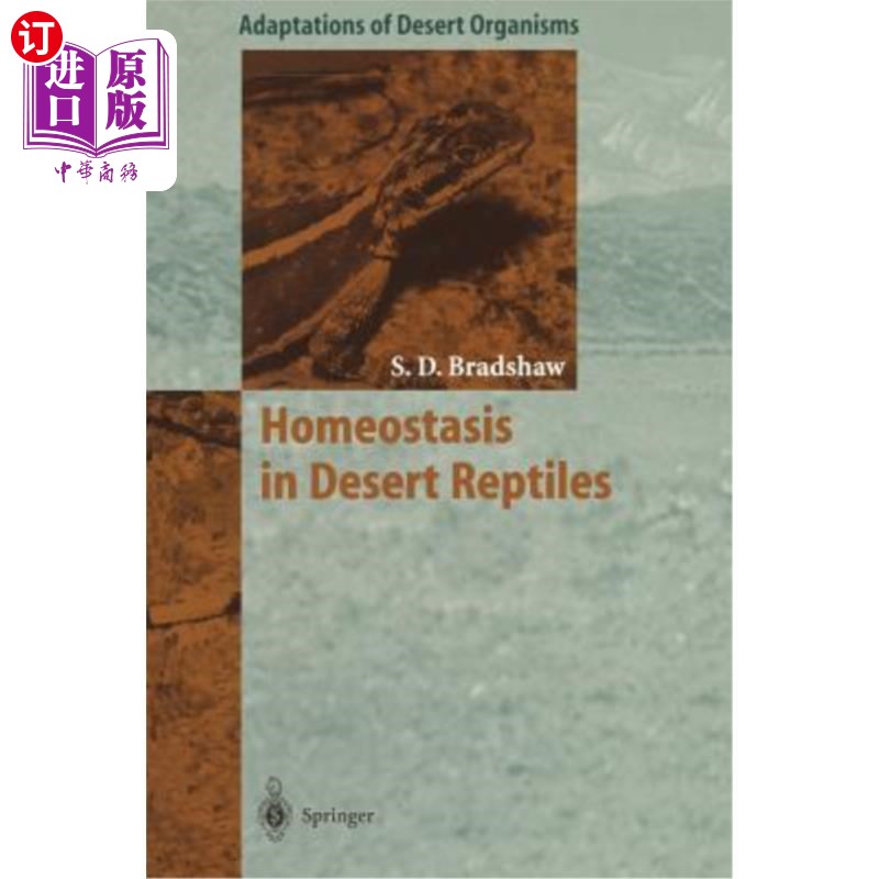 海外直订homeostasis in desert reptiles 沙漠爬行动物的体内平衡