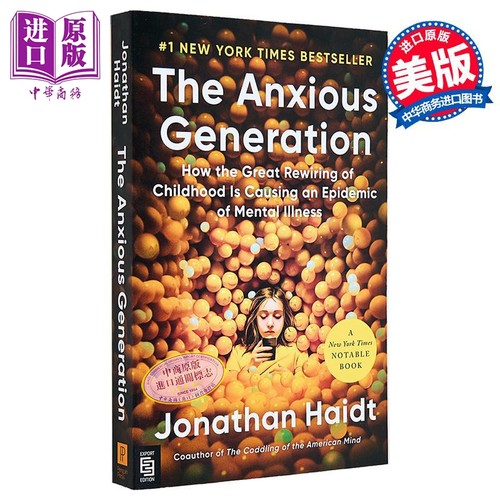 焦虑的一代英文原版美版平装