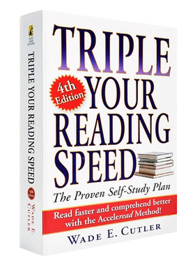 【中商原版】三倍 飞速提高你的阅读速度 英文原版 Triple Your Reading Speed