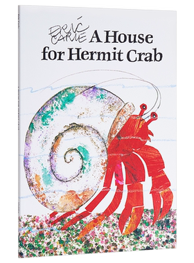 【中商原版】艾瑞卡尔 寄居蟹的新家 英文原版 A House for Hermit Crab 直面困难 勇气 亲子绘本 3-6岁