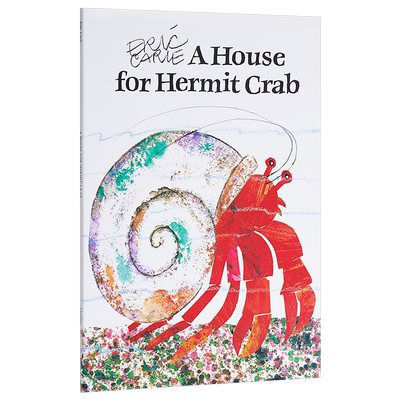 预售 【中商原版】艾瑞卡尔 寄居蟹的新家 英文原版 A House for Hermit Crab 直面困难 勇气 亲子绘本 3-6岁