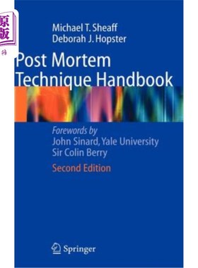 海外直订医药图书Post Mortem Technique Handbook 尸检技术手册