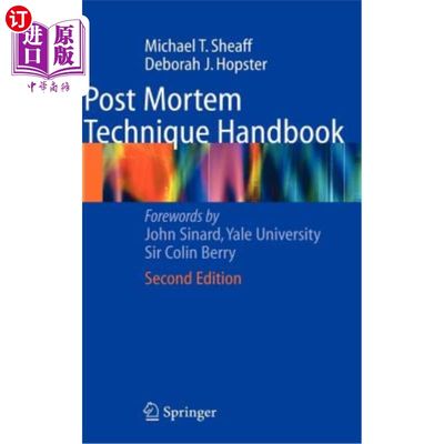 海外直订医药图书Post Mortem Technique Handbook 尸检技术手册