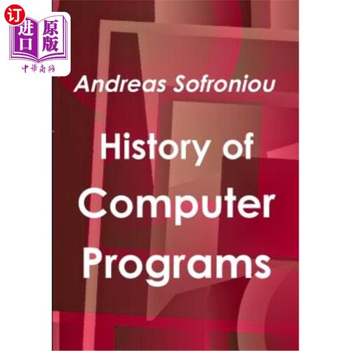 海外直订History of Computer Programs 计算机程序的历史
