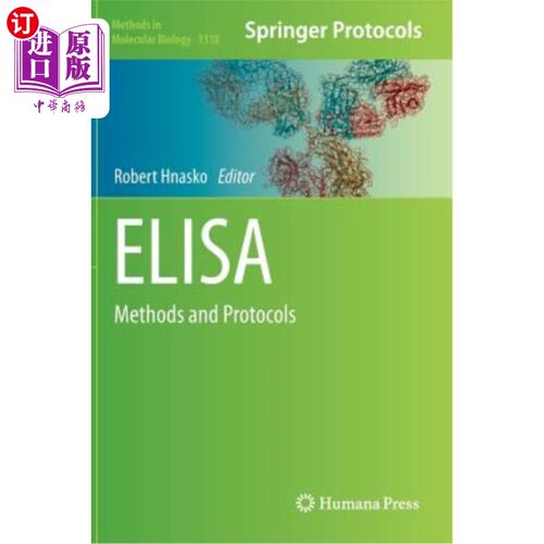 海外直订医药图书Elisa: Methods and Protocols 酶联免疫吸附试验：方法和方案