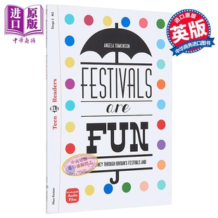 FUN 中商原版 英文原版 FESTIVALS ARE 英语分级阅读读物 配音频答案 节日很有趣 TEEN 现货 A2级别 READERS 含音频