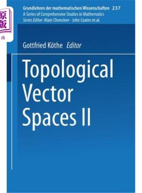 海外直订Topological Vector Spaces II 拓扑向量空间II