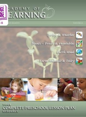 海外直订ACADEMY OF LEARNING Your Complete Preschool Lesson Plan Resource - Volume 8 学习学院完整的学前课程计划资源-