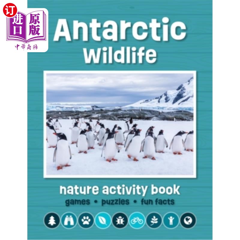 海外直订Antarctic Wildlife Nature Activity Book 南极野生动物自然活动手册