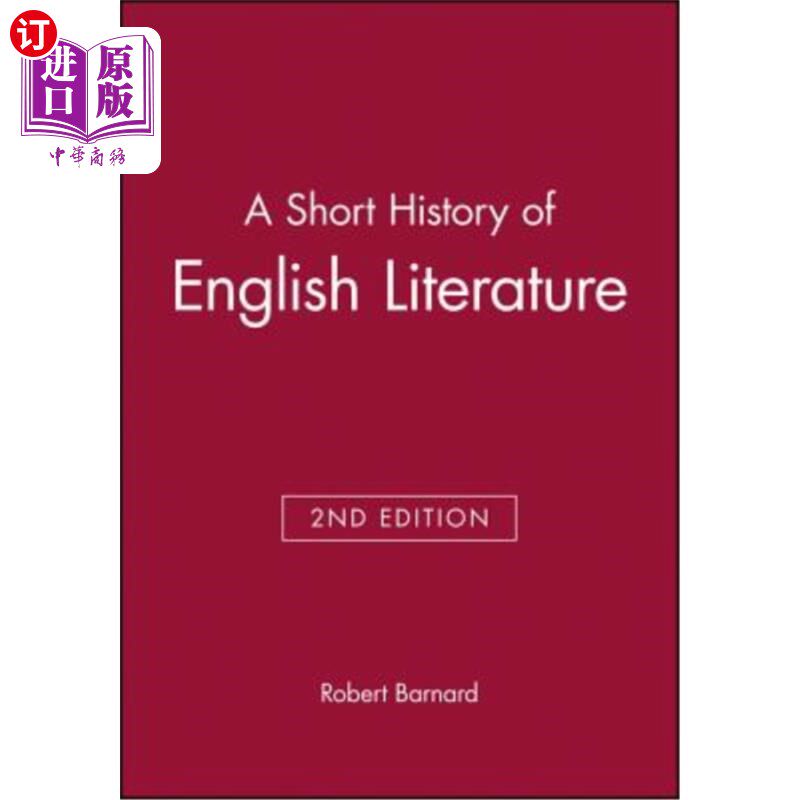 海外直订A Short History of English Literature 英国文学简史2E