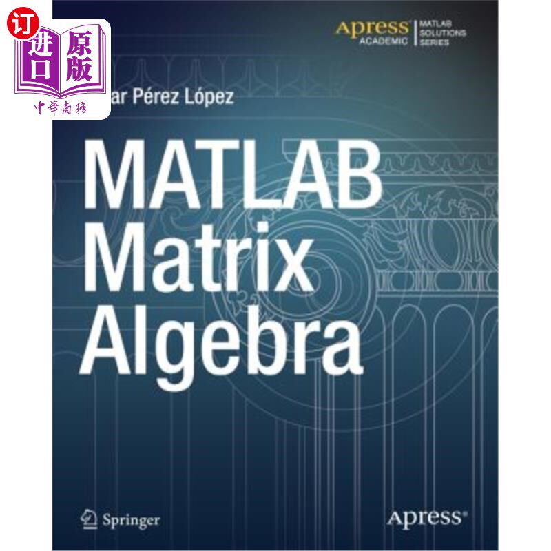 海外直订MATLAB Matrix Algebra MATLAB矩阵代数
