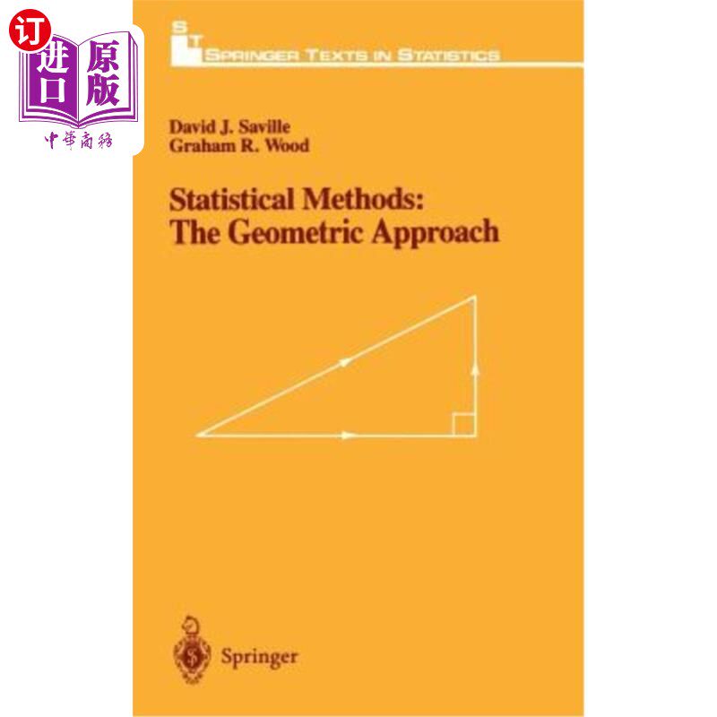 海外直订Statistical Methods: The Geometric Approach 统计方法：几何方法