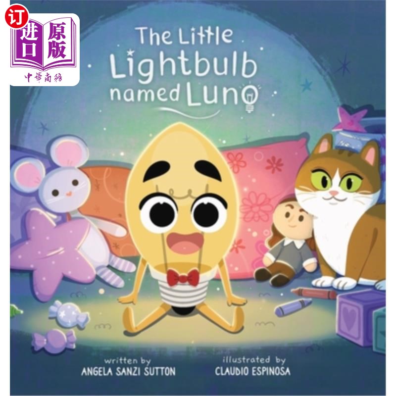海外直订The Little Lightbulb named Luno 那只名叫卢诺的小灯泡