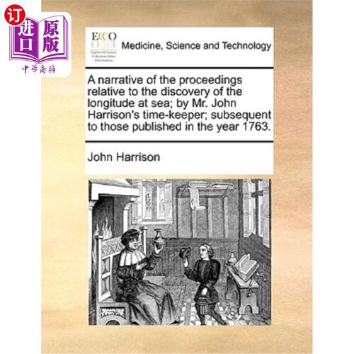 海外直订医药图书A Narrative of the Proceedings Relative to the Discovery of the Longitude at Sea 航海经度的发现过程