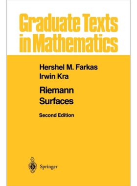 现货 黎曼曲面 英文原版 Riemann Surfaces Hershel M Farkas Irwin Kra【中商原版】