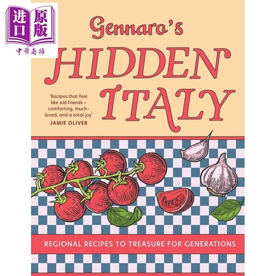 预售 詹纳罗的隐秘意大利 值得世代珍藏的地方菜谱 Gennaro's Hidden Italy 英文原版 Gennaro Contaldo【中商原版】