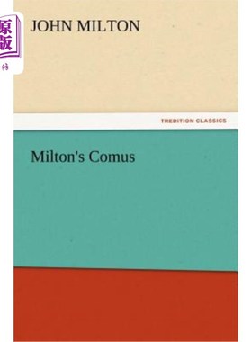 海外直订Milton's Comus 米尔顿的科姆斯