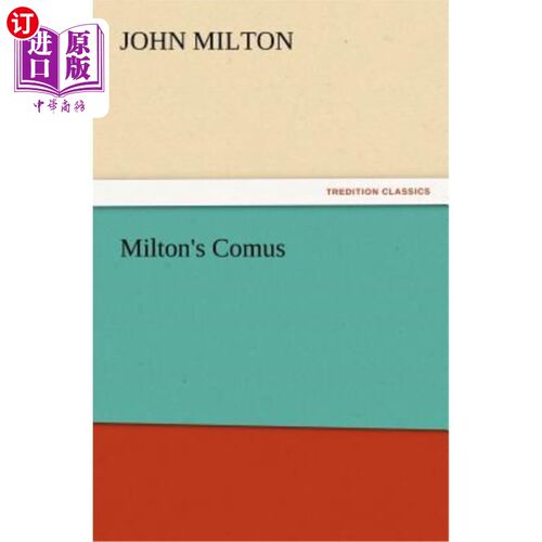 海外直订Milton's Comus 米尔顿的科姆斯