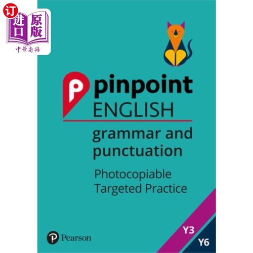 海外直订Pinpoint English: Grammar and Punctuation: Year ... 精确英语:语法和标点符号:3-6年级包