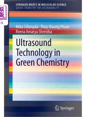 海外直订Ultrasound Technology in Green Chemistry 绿色化学中的超声技术