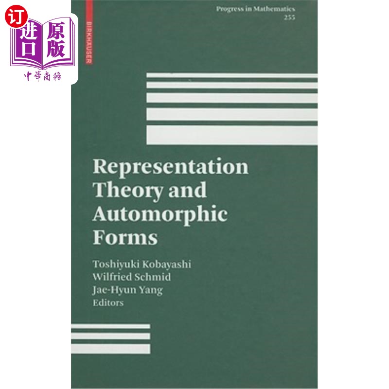 海外直订Representation Theory and Automorphic Forms 表象理论与自守形式