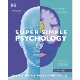 预售 DK Supersimple Psychology 英文原版 心理学 学心理学超简单 DK 人文社科 专业心理学 社科哲学