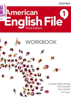 海外直订美国英语档案:1级:工作簿  英语学习 教材  American English File: Level 1: Workbook