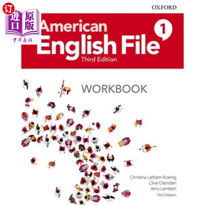海外直订美国英语档案:1级:工作簿  英语学习 教材  American English File: Level 1: Workbook