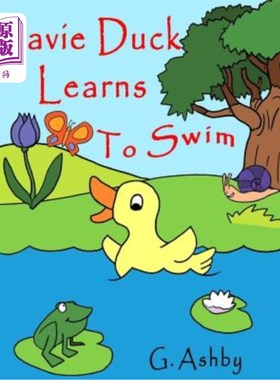 海外直订Davie Duck Learns To Swim 戴维鸭学会游泳