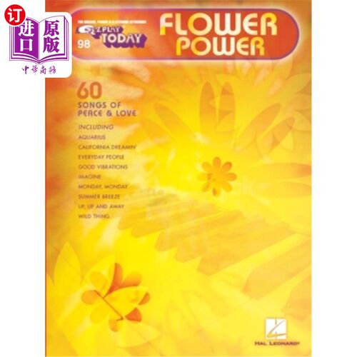 海外直订Flower Power: E-Z Play Today #98 Flower Power: E-Z Play Today #98
