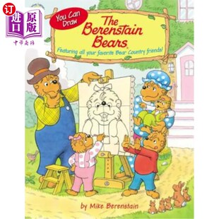 Frie Draw Bears Berenstain 海外直订You All Country 你可以画熊 Bear the Favorite Your 所有你最喜欢 Featuring Can