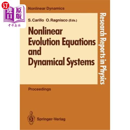 海外直订Nonlinear Evolution Equations and Dynamical Systems 非线性发展方程与动力系统