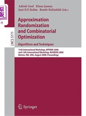 海外直订Approximation, Randomization and Combinatorial Optimization. Algorithms and Tech 近似，随机化和组合优化。算