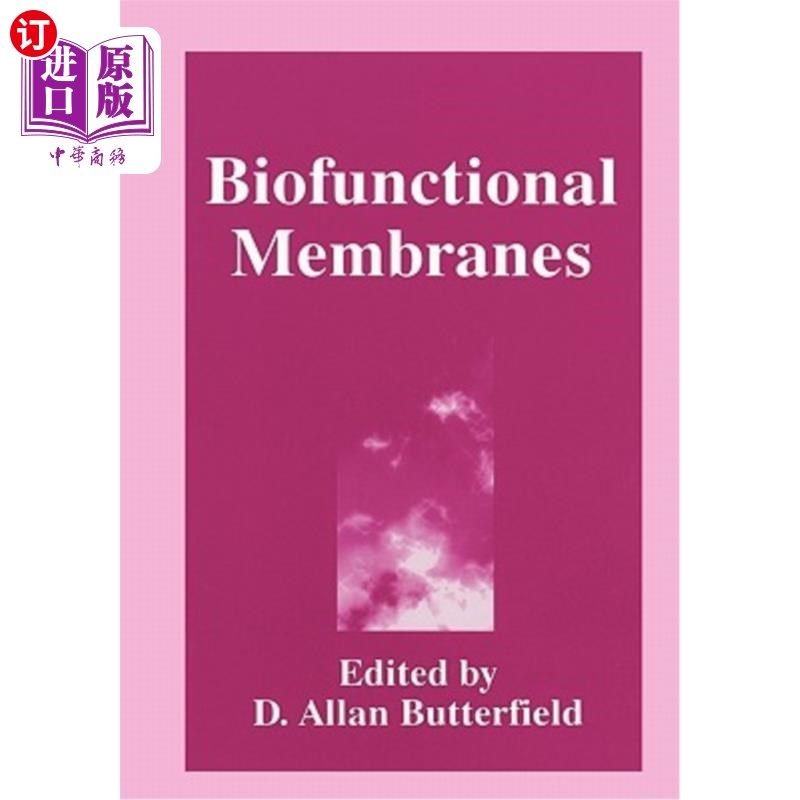 海外直订Biofunctional Membranes 生物功能膜