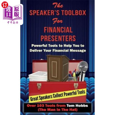 海外直订Speaker's Toolbox For Financial Presenters: For Financial Presenters 金融演讲者工具箱：金融演讲者工具箱
