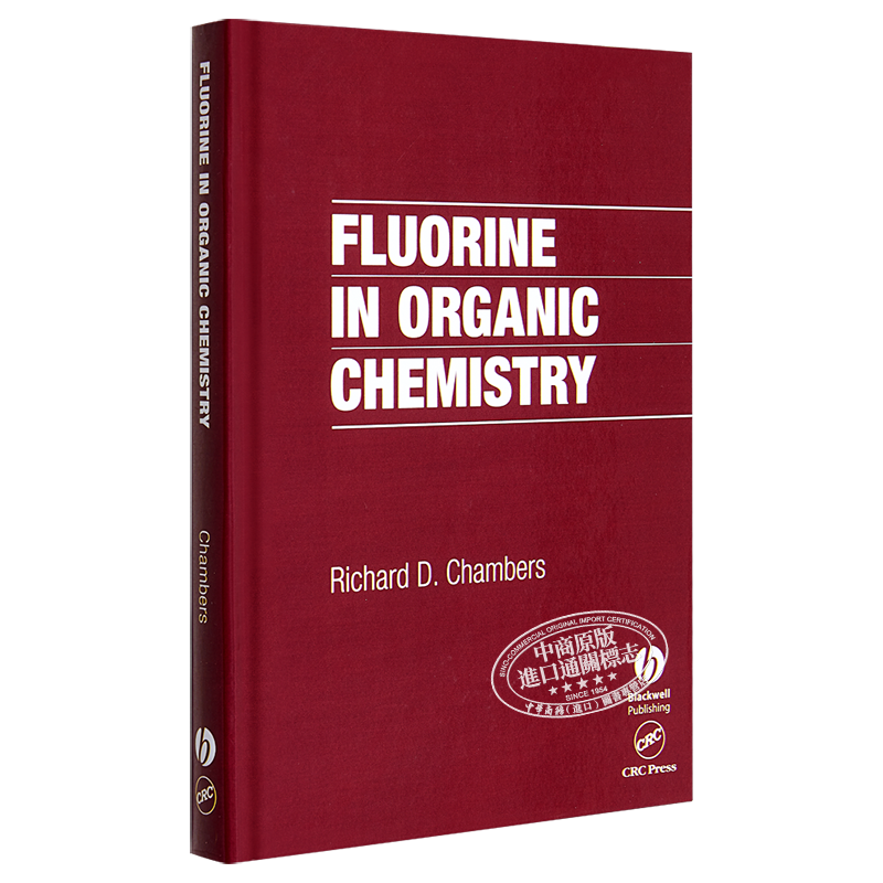 现货 有机化学的氟 英文原版 Fluorine In Organic Chemistry Richard D Chambers【中商原版】