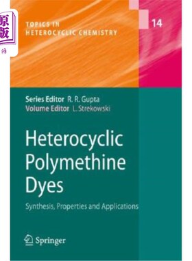 海外直订Heterocyclic Polymethine Dyes: Synthesis, Properties and Applications 杂环聚甲川染料的合成、性能及应用