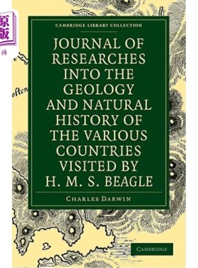 海外直订Journal of Researches Into the Geology and Natural History of the Various Countr 贝格尔号访问的各国地质和自