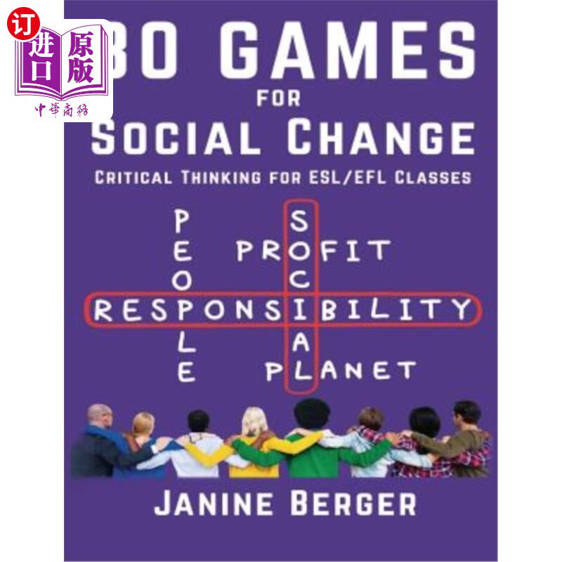海外直订30 Games for Social Change: Critical Thinking for ESL/EFL Classes 社会变革的30个游戏:针对ESL/EFL课程的批判