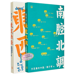 现货 郑子宁 汉语地方语言学2册套装 东言西语 在语言中重新发现中国 南腔北调 方言里的中国 三联书店 历史文化故事【中商原版】