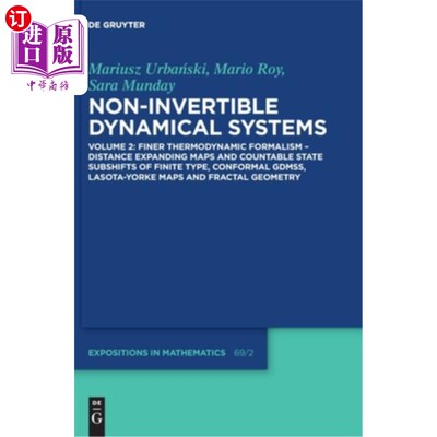 海外直订Finer Thermodynamic Formalism - Distance Expanding Maps and Countable State Subs 更精细的热力学形式-有限型