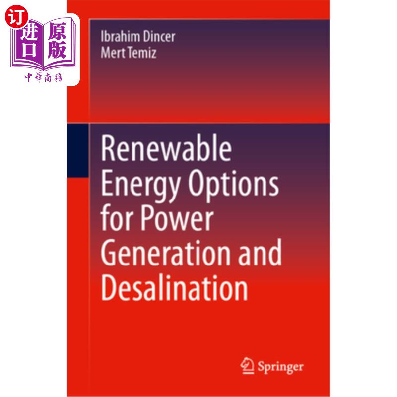 海外直订Renewable Energy Options for Power Generation and Desalination 发电和海水淡化的可再生能源选择