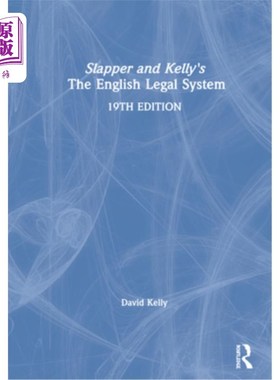 海外直订Slapper and Kelly's the English Legal System 斯莱普和凯利是英国法律体系