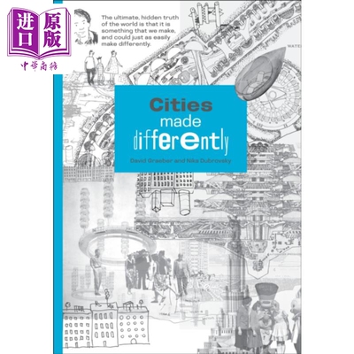 大卫格雷伯 打造与众不同的城市 城市室外景观设计 Cities Made Differently 英文原版 David Graeber【中商原版】