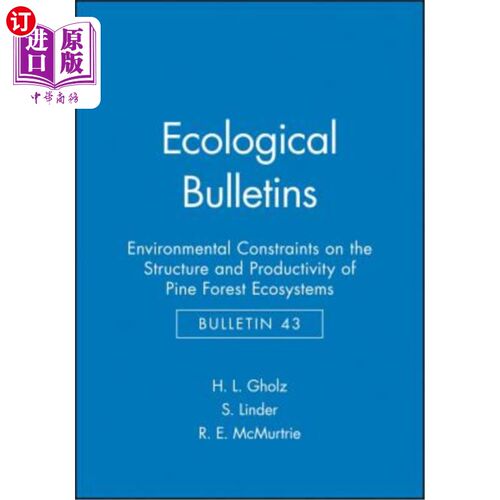 海外直订Environmental Constraints on the Structure and Productivity of Pine Forest Ecosy 松林生态系统结构与生产力的