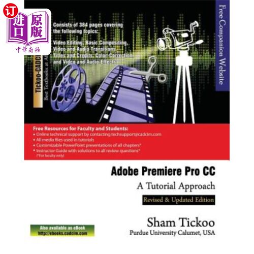 海外直订Adobe Premiere Pro CC - A Tutorial Approach Adobe Premiere Pro CC-教程方法