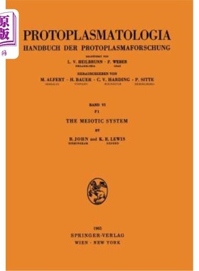 海外直订The Meiotic System 减数分裂系统