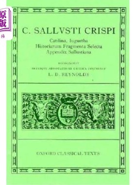 海外直订Catilina, Iugurtha, Historiarum Fragmenta Selecta; Appendix Sallustiana Catilina、Iugurtha、Histor