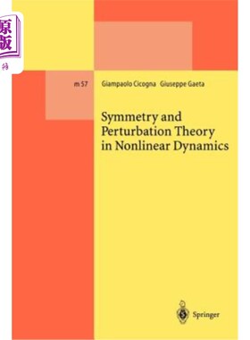 海外直订Symmetry and Perturbation Theory in Nonlinear Dynamics