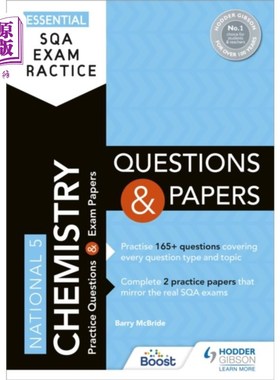 海外直订Essential SQA Exam Practice: National 5 Chemistr... 基本SQA考试实践:国家5个化学问题和论文